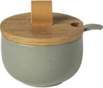 Costa Nova Pacifica cukortartó fa fedéllel és kanállal, articsóka