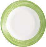 Arcoroc Lapos tányér Arcoroc Brush átmérő 19, 5 cm, zöld