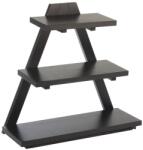 APS Triangle Büfé állvány, Wenge, Magasság: 550 mm, Hossz: 530 mm, Szélesség: 210 mm