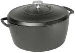 Blacklock Ceaun din fonta cu capac - cuptor olandez Lodge triplu asezonat Blacklock 26 cm 5, 2 litri BL02DO (L-BL02DO) - grillmarket Ceaun