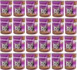 Whiskas WHISKAS nedves macskaeledel 1+ kacsával és zselével 24x400g