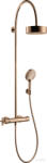 Hansgrohe AXOR CITTERIO Showerpipe termosztátos zuhanyrendszer, polírozott vörös arany hatású 39670300 (39670300)
