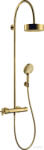 Hansgrohe AXOR CITTERIO Showerpipe termosztátos zuhanyrendszer, polírozott arany hatású 39670990 (39670990)