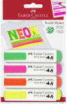 Faber-Castell - Textílfilc készlet 4db-os neon színek BL. (159591) (159591)