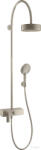 Hansgrohe AXOR CITTERIO Showerpipe zuhanyrendszer 18 cm-es fejzuhannyal, szálcsiszolt nikkel 39620820 (39620820)