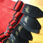 GHS A8RD gitár heveder, nylon, piros - opushangszer