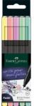 Faber-Castell Liner cu grip Faber-Castell culori pastel 0.4 mm 5 buc/set (FC151602)