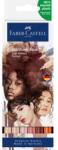 Faber-Castell Marker solubil 2 capete portret gold Faber-Castell 6buc/set (FC164523)