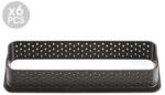 Silikomart Rame Termoplastic Microforate 12 x 3.5 x H 2 cm, Dreptunghiulare, Set 6 bucati (52.276.20.0165)