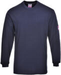 Portwest lángálló hosszú ujjú póló - Tengerészkék - 5XL (FR11NAR5XL)