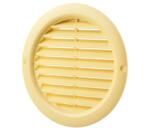 VENTS Kerek Szellőzőrács Szúnyoghálóval D/külső/=160 D=125 Beige (mv 125 Bvs Abs Beige)