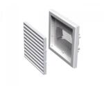 VENTS Műanyag Szellőzőrács Lapos és Körcsatorna 154x154 D100-125/55x110 (mv 100 Vus Abs)