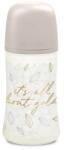 BabyJem Biberon 270 ml tetina fiziologica sx pro cu debit mediu gri gold premium