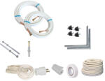 HALCOR Kit premium de instalare pentru montaj aparate de aer conditionat dublu-split, 2x3m, traseu bercluit, console si elemente fixare (KPACDS)