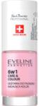 Eveline Cosmetics Nail Therapy Care & Colour balsam pentru unghii 6 in 1 culoare Shimmer Pink 5 ml