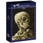 Bluebird Puzzle 1000 db-os puzzle - Art by Vincent Van Gogh - Head of a Skeleton with a Burning Cigarette, 1886 (60323) (60323)
