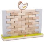 Teddies Set de construcție din cărămizi, zid din lemn, 44 de piese în cutie 26x24, 5x4cm (TD00512115)