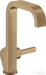 Hansgrohe AXOR CITTERIO magasított mosdó csaptelep leeresztő nélkül, szálcsiszolt bronz 39037140 (39037140)