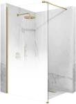 Rea Aero Ombre, Walk-In zuhany paraván 110x195 cm, 8mm átlátszó üveg fehér mintával, arany matt profil, REA-K2465 (REA-K2465)