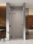 NEW TRENDY Eventa Black Chrome zuhanyajtók 100 cm dönthető fekete fényes/átlátszó üveg EXK-6131 (EXK6131)
