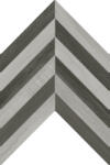 Seramiksan Gresie portelanata tip parchet Nordik Dark Grey Mix Motif Fishbone 941311, 40x60 cm, gri (8698541051500)
