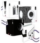 Pigna Gyűrűskönyv A/4 PIGNA 4 gyűrűs, 30mm gerinccel Black and White (023117530)