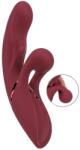 Javida 2 Function Rabbit - akkus csiklókaros vibrátor (piros) - erotikashow