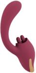 Javida - nyelves 2in1 vibrátor (piros) - shop
