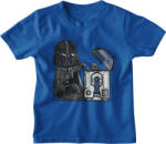  Darth Vader & R2-D2 - Gyerek Póló (gyepolo12)