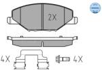 MEYLE set placute frana, frana disc MEYLE -ORIGINAL: True to OE. 025 256 8118 (025 256 8118)
