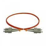 Emtex Patchcord FO SC/PC-SC/PC Emtex, MM OM2 50/125, manta LSZH 3.0mm, duplex, 2m (SC-SC-MM2/DX-2)