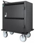 Manhattan 716000 tároló/töltő kocsi és szekrény mobileszközökhöz Tároló kocsi mobileszközökhöz Fekete (716000) (716000)