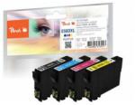 Peach PI200-994 tintapatron 4 db Kompatibilis Nagy (XL) kapacitású Fekete, Cián, Magenta, Sárga (PI200-994) (PI200-994)