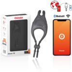 Oninder Pampa méretre állítható, vibrációs péniszgyűrű (fekete) (APP-os) - szeresdmagad