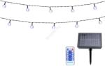 Grundig - LED димируем соларен гирлянд 50xLED/8 функции 9, 35m топла бяла светлина + дистанционно управление (P6275)