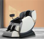 Halmar SOLARIA masszázsfotel, krém / szürke / arany