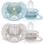 Philips Avent Cumi Ultrasoft Text Fius 6-18Ho 2X