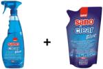Sano Pachet detergent geamuri Sano Clear Blue 1l + Rezerva soluție 750 ml Sano Clear Blue Refill (DDGSANO1L+SN17275)