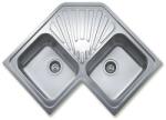 Teka Chiuveta din inox de colt Teka Classic Angular 2B GARANTIE 75 ANI (Classic Angular 2B) Chiuveta