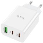 hoco. Мрежово зарядно устройство HOCO, C99A, Quick Charge, 20 W, 1 X USB - 2 x USB Type-C