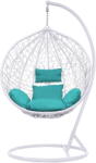 Klubfotel Függőfotel - fehér/türkiz