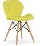 Klubfotel Étkezőszék LAGO - sárga bársony