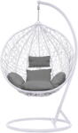 Klubfotel Függőfotel - fehér/szürke