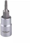 Fortum bitdugófej, torx, 1/4", 61CrV5/S2, mattkróm; T10 (4701720)