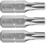 Fortum behajtóhegy TORX, 3 db, S2 acél; T25×25mm, bliszteren (4741425)