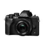 Olympus OM-D E-M10 Mark IV ED + 14-42mm f/3.5-5.6 EZ Black (V207132BE000) Digitális fényképezőgép