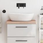vidaXL Плот за баня 60x40x4 см масивно дърво бук (355993)