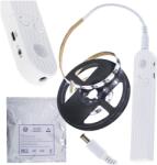  Akkumulátoros USB mozgásérzékelő LED szalag 1m hideg fehér (KX4943_1)