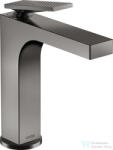 Hansgrohe AXOR CITTERIO 160 mosdó csaptelep nem zárható leeresztővel, rombuszmetszéses fogantyúval, polírozott fekete króm 39081330 (39081330)