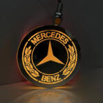  MERCEDES Amerikai helyzetjelző LOLLIPOP piros-sárga PÁRBAN